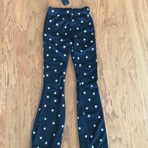Flare pants with stars